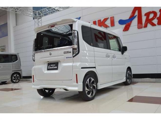 スペーシアカスタム ハイブリッド XSターボ 4WD 全方位モニタ-ナビセーフティSコネクト対応 登録済未使用車 660