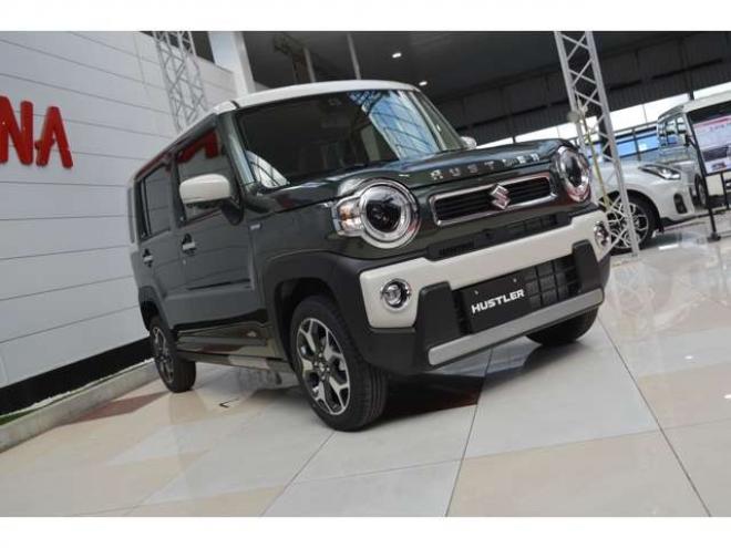 ハスラーハイブリッド Xターボ 4WD 届出済未使用車ハイブリッド4WDセーフティサポート搭載スズキコネクト対応通信機装着車全方位モニター9インチナビTVバックカメラアダプティブクルーズコントロールハイビームアシストLEDライト 660