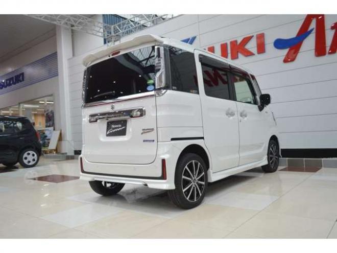 スペーシアカスタム ハイブリッド XSターボ 4WD ワンオーナー車ハイブリッド4WDターボセーフティサポート搭載デュアルカメラブレーキサポート後退時ブレーキサポート両側オートスライドドア全方位モニター付8インチナビTVバックカメラアダプティブクルコンLED 660