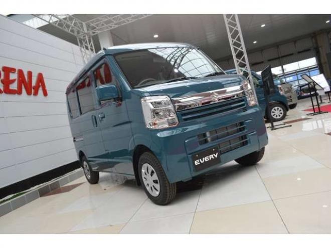 エブリィジョイン ターボ ハイルーフ 4WD 届出済未使用車パートタイム4WDターボCVTセーフティサポート搭載アイドリングストップ横滑り防止装置ハイビームアシストLEDライト 660