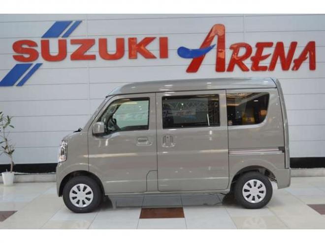 エブリィジョイン ターボ ハイルーフ 4WD 届出済未使用車4WDターボCVTセーフティサポート搭載アイドリングストップ横滑り防止装置ディスプレイオーディオハイビームアシストLEDライト 660