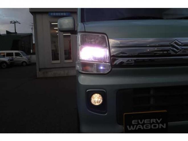 エブリィワゴン PZターボ 4WD　社外フルセグナビ　バックカメラ　社外前後ドライブレコーダー　ETC　シートヒーター　助手席側電動スライドドア　レーダーブレーキサポート 660