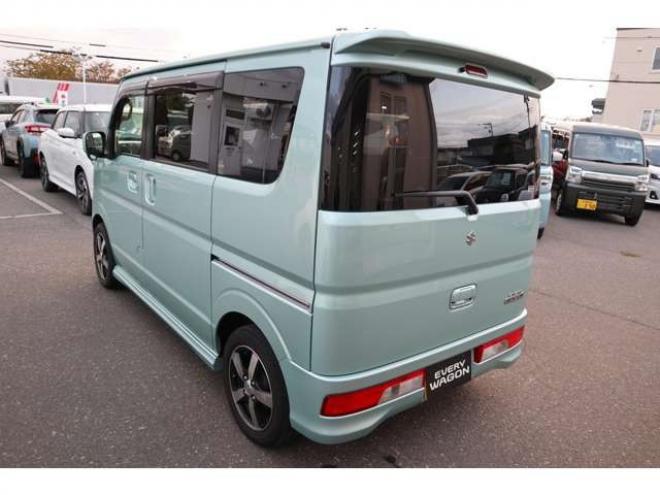 エブリィワゴン PZターボ 4WD　社外フルセグナビ　バックカメラ　社外前後ドライブレコーダー　ETC　シートヒーター　助手席側電動スライドドア　レーダーブレーキサポート 660