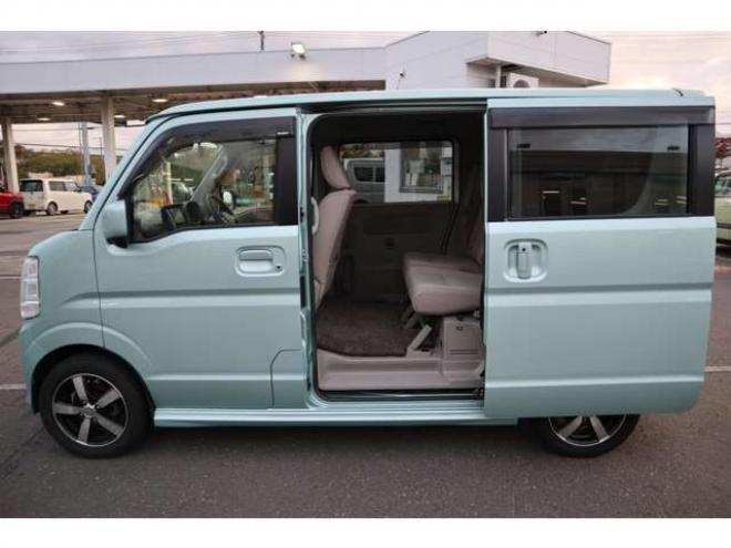 エブリィワゴン PZターボ 4WD　社外フルセグナビ　バックカメラ　社外前後ドライブレコーダー　ETC　シートヒーター　助手席側電動スライドドア　レーダーブレーキサポート 660