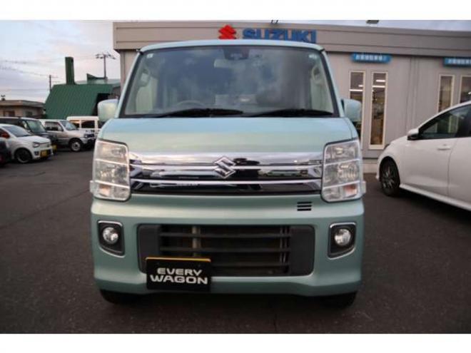 エブリィワゴン PZターボ 4WD　社外フルセグナビ　バックカメラ　社外前後ドライブレコーダー　ETC　シートヒーター　助手席側電動スライドドア　レーダーブレーキサポート 660