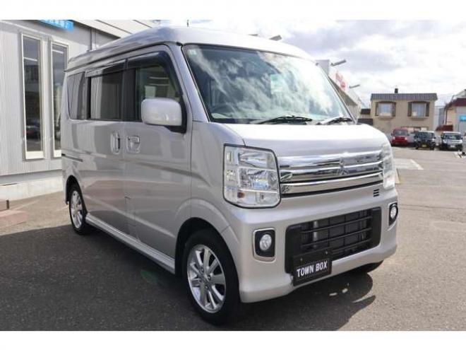 タウンボックスG ハイルーフ 4WD 社外ワンセグナビ Bluetooth ETC オートライト シートヒーター 助手席側電動スライドドア 衝突軽減ブレーキ 660