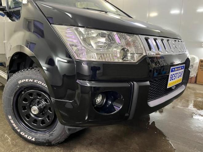 デリカＤ：５　Ｇパワーパッケージ　本州仕入　ワンオーナー　寒冷地仕様　デイトナ１６インチホイール＋ＴＯＹＯオープンカントリーホワイトレター　純正１８ＡＷ＋スタッドレスタイヤ付　新品ＪＡＯＳブラックマッドガード　両側パワースライドドア　アルパインＨＤＤナビ（フルセグ地デジ　ＤＶＤ再生　Ｂｌｕｅｔｏｏｔｈ）＋バックカメラ　アルパイン製リアフリップダウンモニター　リアスポイラー　クルーズコントロール　スマートキー　パドルシフト　横滑り防止装置　盗難防止装置　リアヒーター　ＨＩＤ　ＥＴＣ 4WD 2400 5Dr