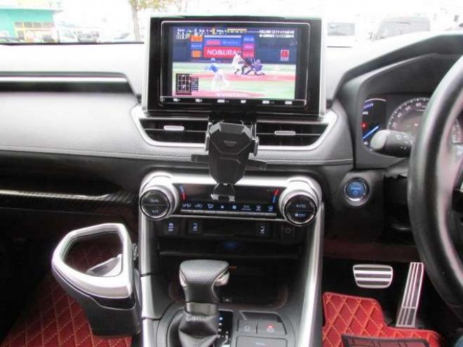RAV-42.5 ハイブリッド G E-Four 4WD ヒッチメンバー/パワーバックドア/アップサス/モデリスタエアロ/サンルーフ/ビルトインETC/シートヒーター/ステアリングヒーター/フルセグTV/バックカメラ/サイドカメラ/ 2500