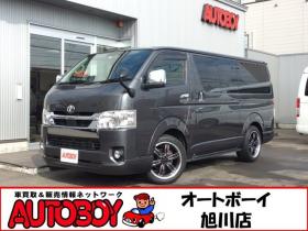 ハイエースバン 2.8 スーパーGL ロング ディーゼルターボ 4WD リアヒーター&クーラー プッシュスタート スマキー ステアリングスイッチ オートハイビーム パノラミックビューモニター 純正ナビ フルセグTV ドラレコ ETC インナーミラー 横滑り防止 フロントフォグ 2800