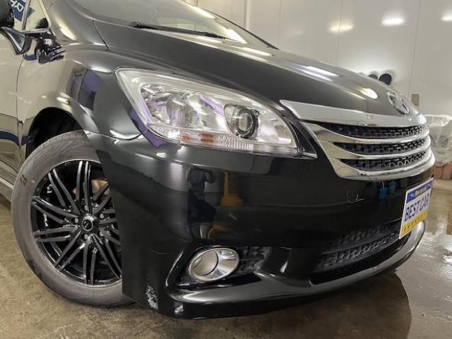 マークXジオ２４０　エアリエル　寒冷地仕様　禁煙車　ＷＡＫＯＳバリアスコーティング済　社外１７インチＡＷ　純正１６ＡＷ＋スタッドレスタイヤ付　ケンウッドナビ（フルセグ地デジ　ＤＶＤ再生　Ｂｌｕｅｔｏｏｔｈ）　ＰＵＳＨスタート　スマートキー　フロントガラス熱線　横滑り防止装置　タイミングチェーン車　ＨＩＤヘッドライト 4WD 2400 5Dr