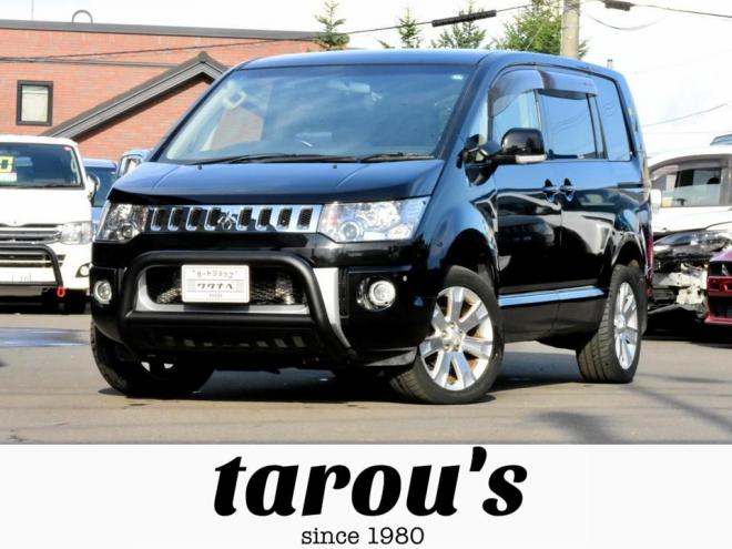 デリカD:5　４WD　Ｄパワーパッケージ　本州仕入　新品フロントガード　夏／冬タイヤ付き　両側パワースライドドア　ＥＴＣ