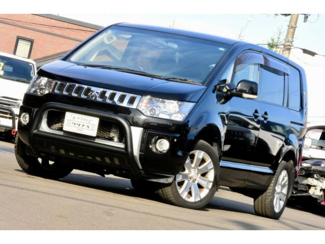 デリカD:5　４WD　Ｄパワーパッケージ　本州仕入　新品フロントガード　夏／冬タイヤ付き　両側パワースライドドア　ＥＴＣ