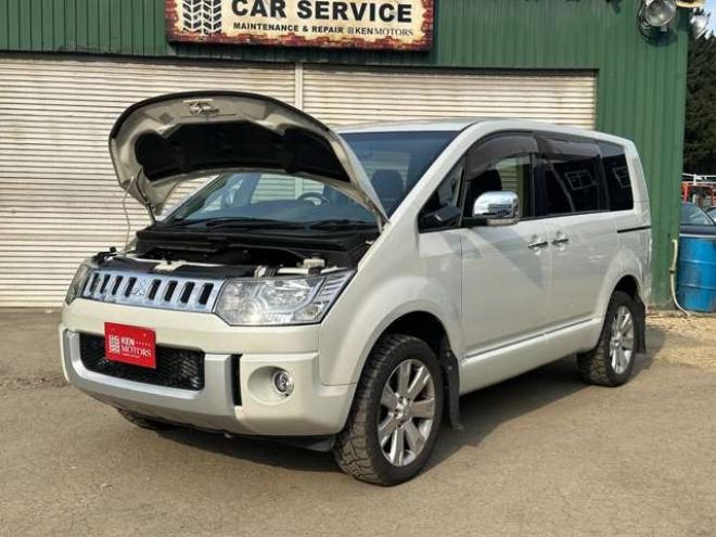 デリカD:5 2.2 シャモニー ディーゼルターボ 4WD ワンオーナー/社外ナビ/両側パワスラ/ETC 2300