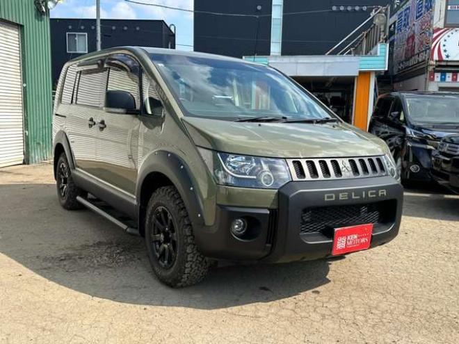 デリカD:5 2.2 D パワーパッケージ ディーゼルターボ 4WD リフトUP/サイドガード/両側パワスラ/ETC 2300