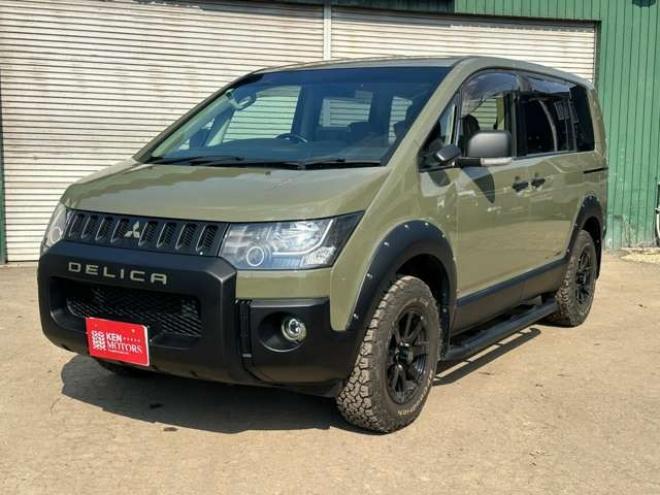 デリカD:5 2.2 D パワーパッケージ ディーゼルターボ 4WD リフトUP/サイドガード/両側パワスラ/ETC 2300