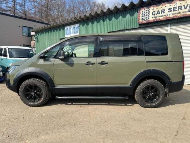 デリカD:5 2.2 D パワーパッケージ ディーゼルターボ 4WD リフトUP/サイドガード/両側パワスラ/ETC 2300