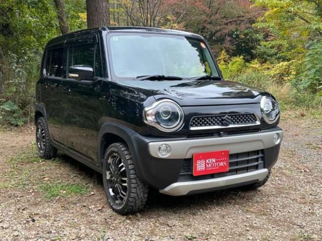 ハスラーX 4WD　社外マフラー　デュアルカメラブレーキサポート　パワステ　パワーウィンドウ　キーレス　オートエアコン　シートヒーター　純正アルミ　ナビTV　バックカメラ 660
