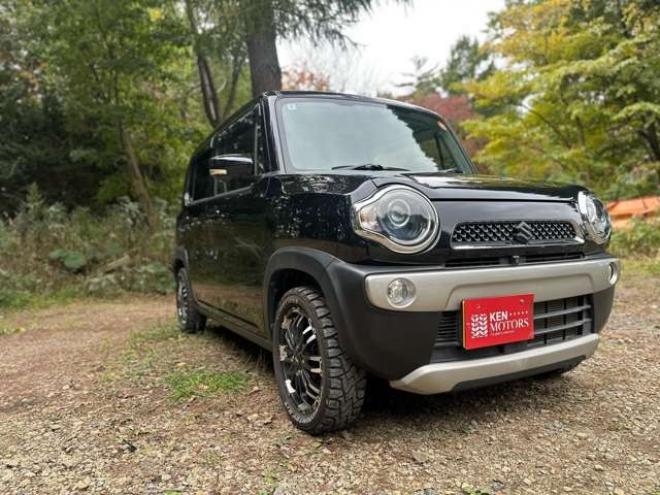 ハスラーX 4WD　社外マフラー　デュアルカメラブレーキサポート　パワステ　パワーウィンドウ　キーレス　オートエアコン　シートヒーター　純正アルミ　ナビTV　バックカメラ 660
