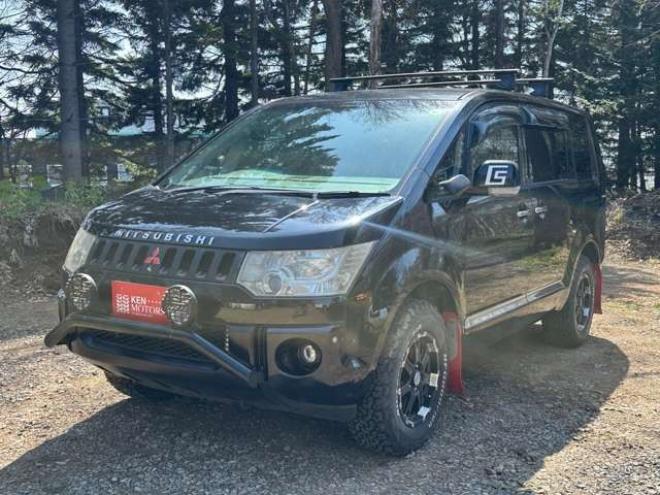 デリカD:5 2.4 シャモニー 4WD ミラーモニタ/ETC/シートヒータ/社外ナビ 2400