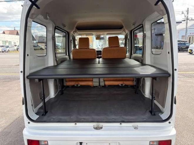 エブリィジョイン ターボ ハイルーフ 4WD　革調シートカバー　Body Lineベッドキッド　デイトナ15インチAW　キーレス　バックカメラ　Panasonicメモリナビ　Bluetooth　FM/AM　横滑り防止　衝突被害軽減システム　フォグランプ 660