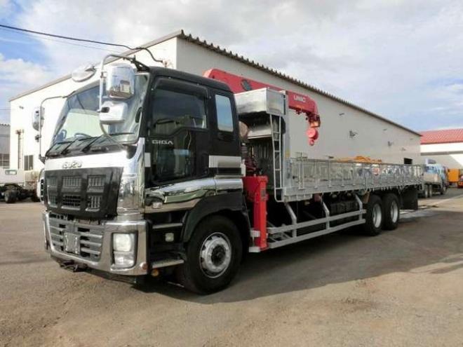 ギガクレーン付 LKG-CYZ77A ユニック  2WD 9830