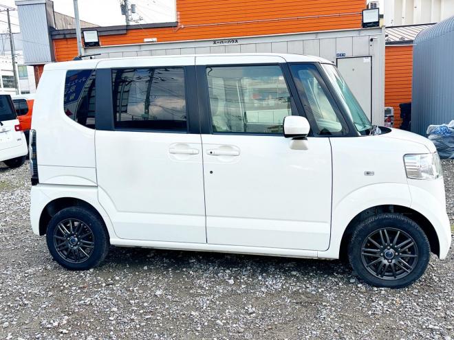 N-BOX660 G Lパッケージ 4WD　ローンが不安な方＜優遇ローン＞本州仕入　社外ナビ　バックカメラ　片側パワースライド　フルセグTV