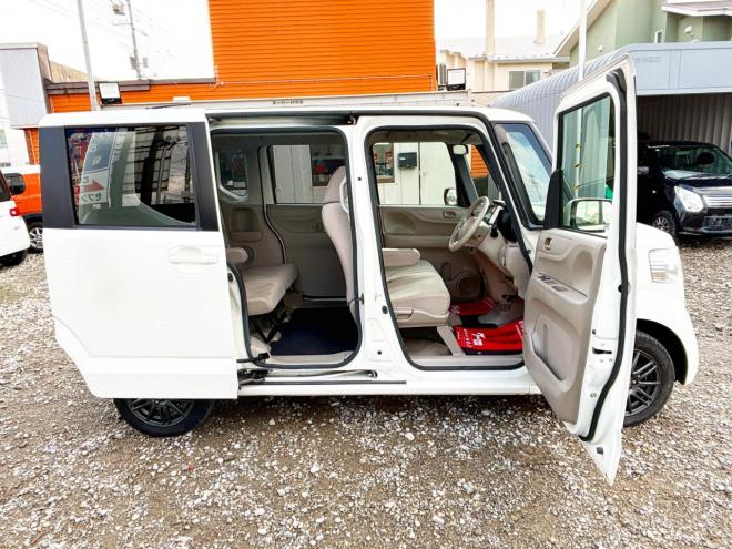 N-BOX660 G Lパッケージ 4WD　ローンが不安な方＜優遇ローン＞本州仕入　社外ナビ　バックカメラ　片側パワースライド　フルセグTV