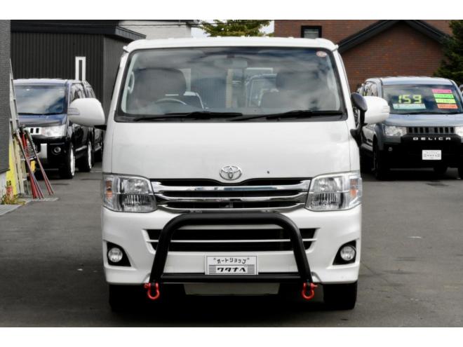 レジアスエースロングスーパーGL　4WD　車検Ｒ８年９月　社外エンジンスターター　法人ワンオーナ　BSタッドレス　バンパーガード　整備済