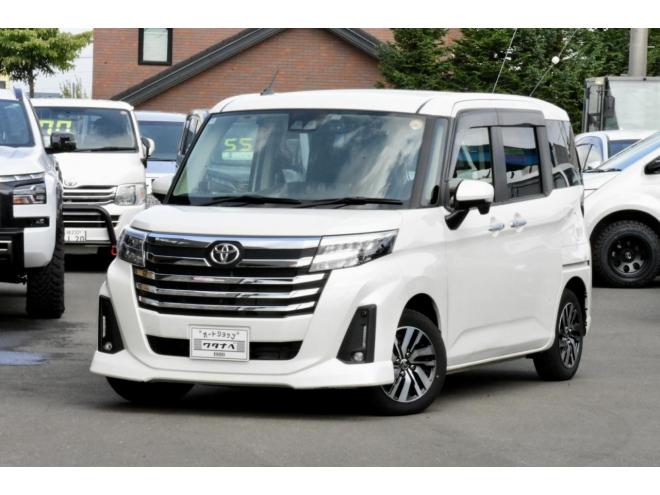 ルーミーカスタムG　4WD　ワンオーナ　純正ディスプレイオーディオ　禁煙車　両側パワースライドドア　夏／冬タイヤ　ドラレコ