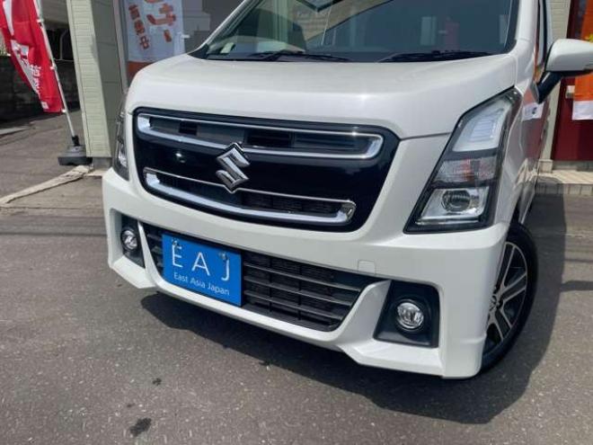 ワゴンRスティングレー ハイブリッド T 4WD　1年保証付/Bluetooth/ナビ・フルセグ/バックカメラ/ターボ/禁煙車/クルーズコントロール 660