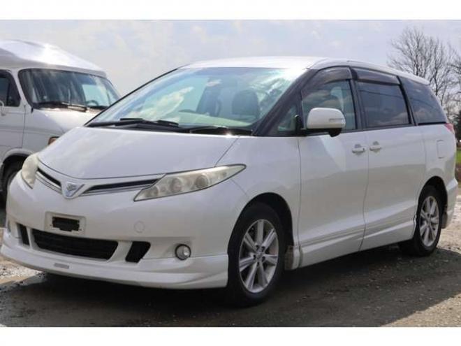 エスティマ2.4 G 4WD　検2年　自社　ローンカノウ　両電スラ 2400