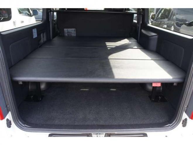 ハイエースバン2.8 スーパーGL ダークプライムII ロングボディ ディーゼルターボ 4WD　モデリスタフロントスポイラー　ワーク18インチAW　8インチナビTV 両側電動パワースライドドア 415COBRAフラットキット(ベッドキット) 2800