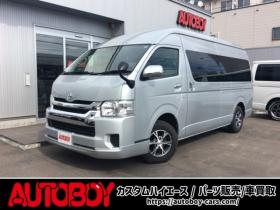 ハイエース　2.7 グランドキャビン 4WD　片側パワースライドドア　前後ドライブレコーダー　リアヒーター&クーラー　キーレス　横滑り防止　純正ナビ　ワンセグTV　Bluetooth　CD　FM/AM　ETC　15インチAW　電動格納ミラー　バックカメラ 2700