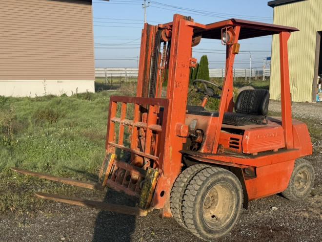 フォークリフトヒンジ付き！トヨタ 3FD20 2トン ディーゼル ダブルタイヤ