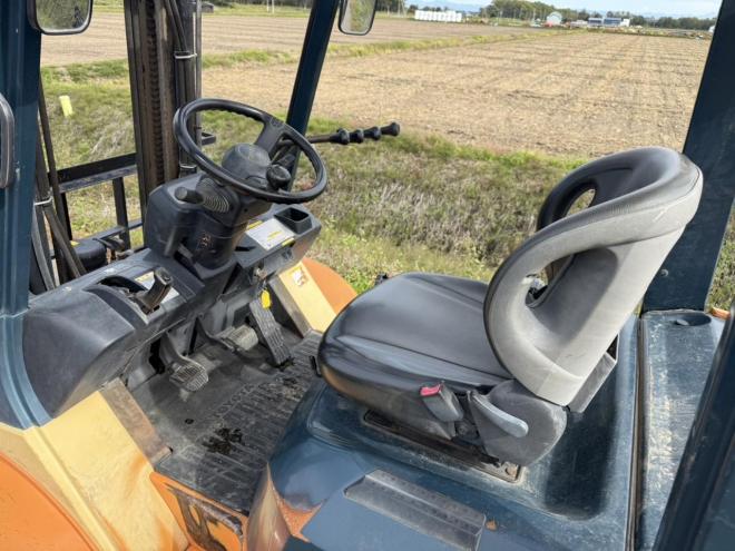 フォークリフト激レア！サイドシフト&ヒンジ付き！トヨタ 7FD25 ダブルタイヤ 