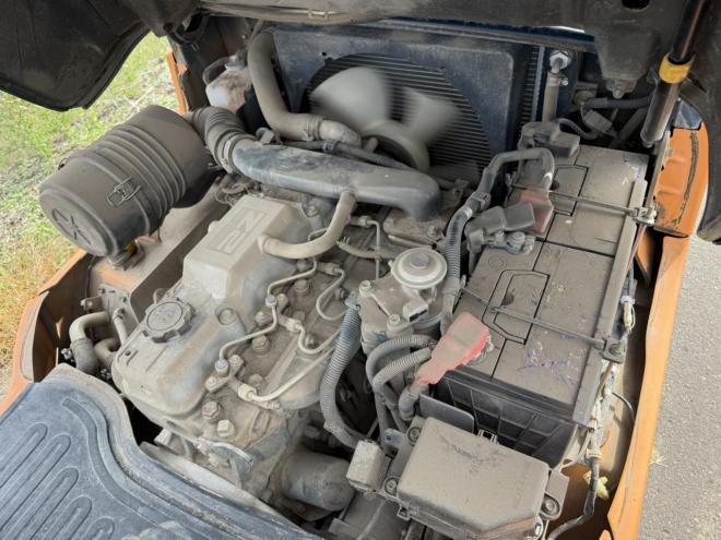 フォークリフト激レア！サイドシフト&ヒンジ付き！トヨタ 7FD25 ダブルタイヤ 