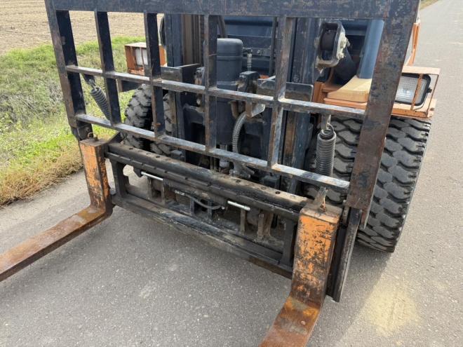 フォークリフト激レア！サイドシフト&ヒンジ付き！トヨタ 7FD25 ダブルタイヤ 