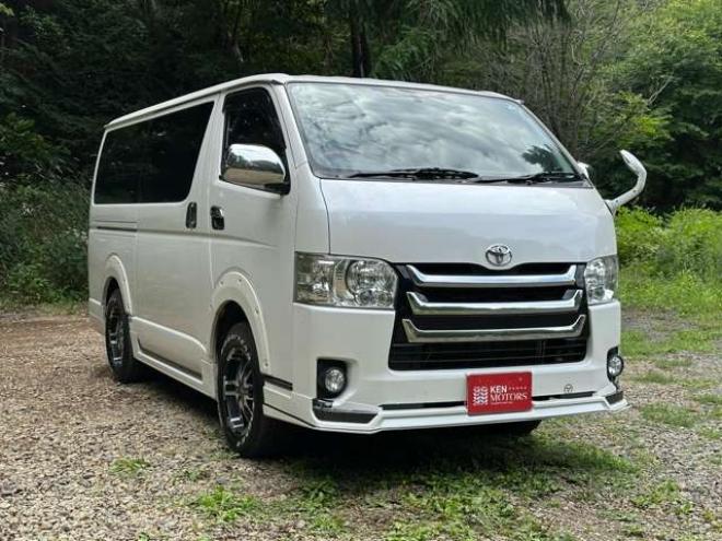 レジアスエース3.0 スーパーGL ロングボディ ディーゼルターボ 4WD　ワンオーナー　社外アルミ　モデリスタエアロ　オーバーフェンダー　両側パワースライドドア　ETC　Gスターター　バックカメラ　PS　PW　ABS　キーレス　純正ナビ 3000