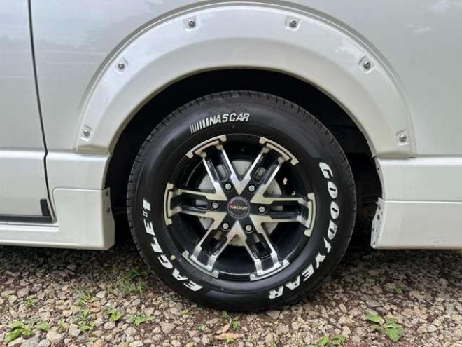 レジアスエース3.0 スーパーGL ロングボディ ディーゼルターボ 4WD　ワンオーナー　社外アルミ　モデリスタエアロ　オーバーフェンダー　両側パワースライドドア　ETC　Gスターター　バックカメラ　PS　PW　ABS　キーレス　純正ナビ 3000