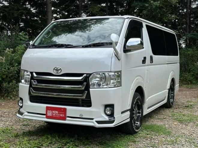 レジアスエース3.0 スーパーGL ロングボディ ディーゼルターボ 4WD　ワンオーナー　社外アルミ　モデリスタエアロ　オーバーフェンダー　両側パワースライドドア　ETC　Gスターター　バックカメラ　PS　PW　ABS　キーレス　純正ナビ 3000