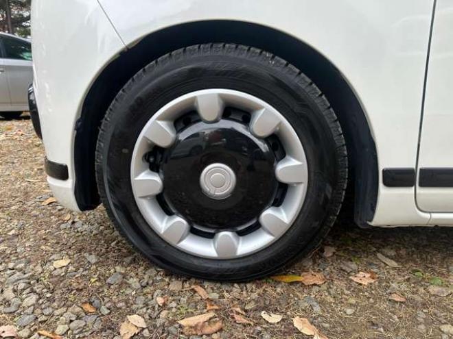 ムーヴキャンバスX ブラックアクセント リミテッド SAIII 4WD　記録簿　地デジナビ　バックカメラ　純正エンジンスターター　両側パワースライドドア　ETC　ドライブレコーダー　パワステ　パワーウィンドウ　社外アルミ　ABS　キーレスエントリー　ダウンサス(純正積込) 660