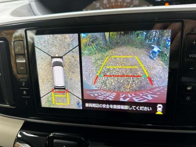 ムーヴキャンバスX ブラックアクセント リミテッド SAIII 4WD　記録簿　地デジナビ　バックカメラ　純正エンジンスターター　両側パワースライドドア　ETC　ドライブレコーダー　パワステ　パワーウィンドウ　社外アルミ　ABS　キーレスエントリー　ダウンサス(純正積込) 660