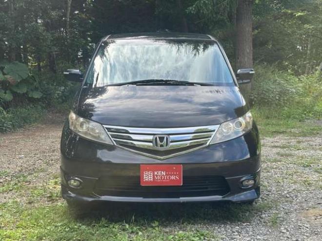 エリシオン2.4 G エアロ HDDナビスペシャルパッケージ 4WD　ABS　バックカメラ　盗難防止装置　エアコン　パワステ　パワーウィンドウ　HDDナビ　ETC　キーレス　3列シート　両側電動スライドドア　アルミホイール　DVD再生　CD　フォグランプ 2400