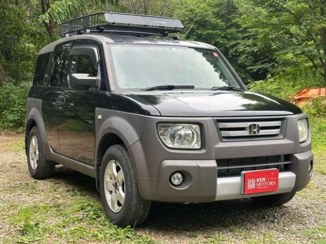 エレメント2.4 4WD　ETC/社外ナビ/後席モニター/ルーフラック 2400