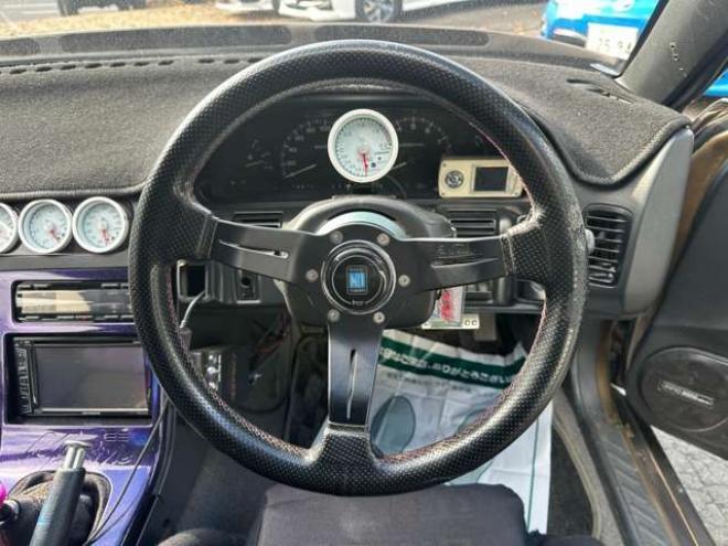 シルビア2.0 K’sクラブセレクション　ターボ　社外アルミ　外エアロ　社外ハンドル　パワステ　パワーウィンドウ　社外LSDデフ　社外インタークーラー　社外タコ足　S14タービン　全塗装済 2WD 2000