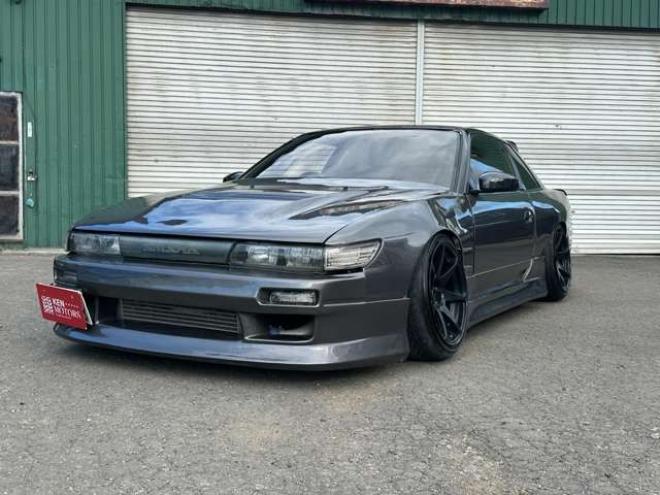 シルビア2.0 K’sクラブセレクション　ターボ　社外アルミ　外エアロ　社外ハンドル　パワステ　パワーウィンドウ　社外LSDデフ　社外インタークーラー　社外タコ足　S14タービン　全塗装済 2WD 2000