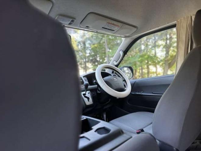 ハイエースバン2.7 DX ワイド スーパーロング ハイルーフ GLパッケージ 4WD　ハイルーフ　サブバッテリー　ベットキット　ワンオーナー　パワステ　パワーウィンドウ　キーレス　片側スライドドア 2700