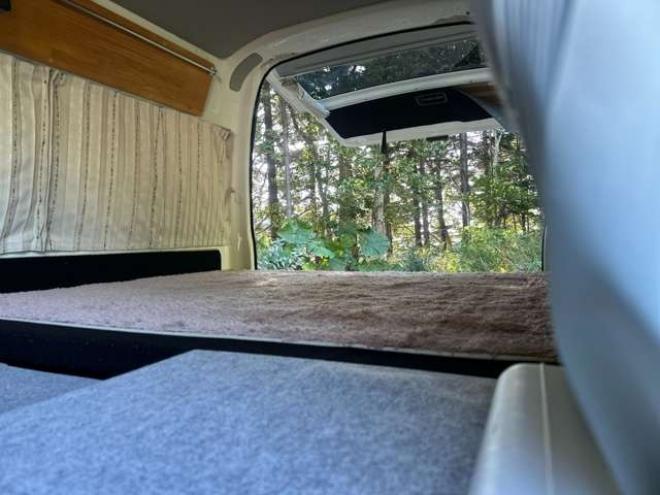 ハイエースバン2.7 DX ワイド スーパーロング ハイルーフ GLパッケージ 4WD　ハイルーフ　サブバッテリー　ベットキット　ワンオーナー　パワステ　パワーウィンドウ　キーレス　片側スライドドア 2700