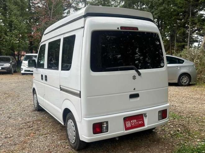 エブリィジョイン ハイルーフ 4WD　ポップアップルーフ　FFヒーター　サブバッテリー　700Wインバータリアヒーター　シンク　給水タンク　テーブル　禁煙車　パワステ　パワーウィンドウ　キーレス 660