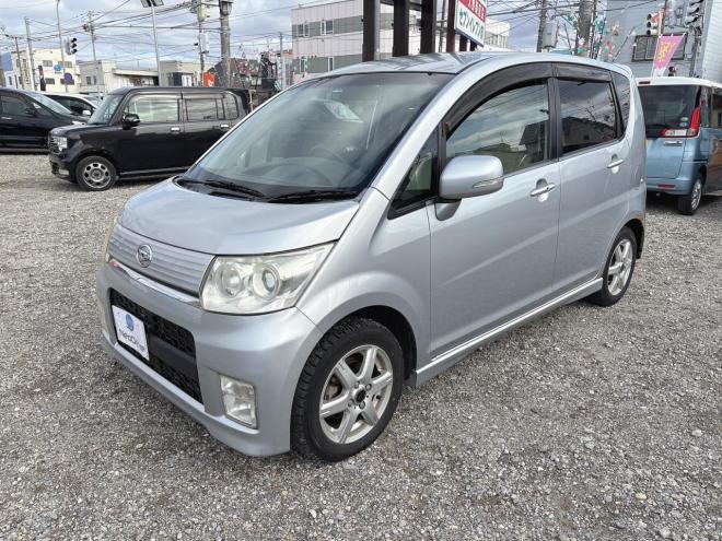 ムーヴ660カスタムR 4WD　ローンが不安な方＜優遇ローン＞寒冷地仕様　ユーザー買取車　社外ナビ 